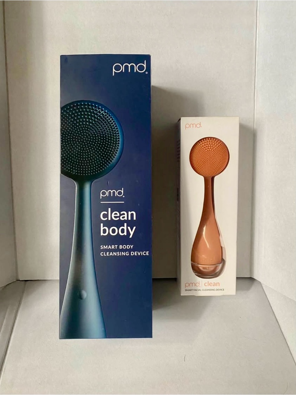 PMD Clean Body + PMD Clean Facial Cleansing Devices NEW Sealed